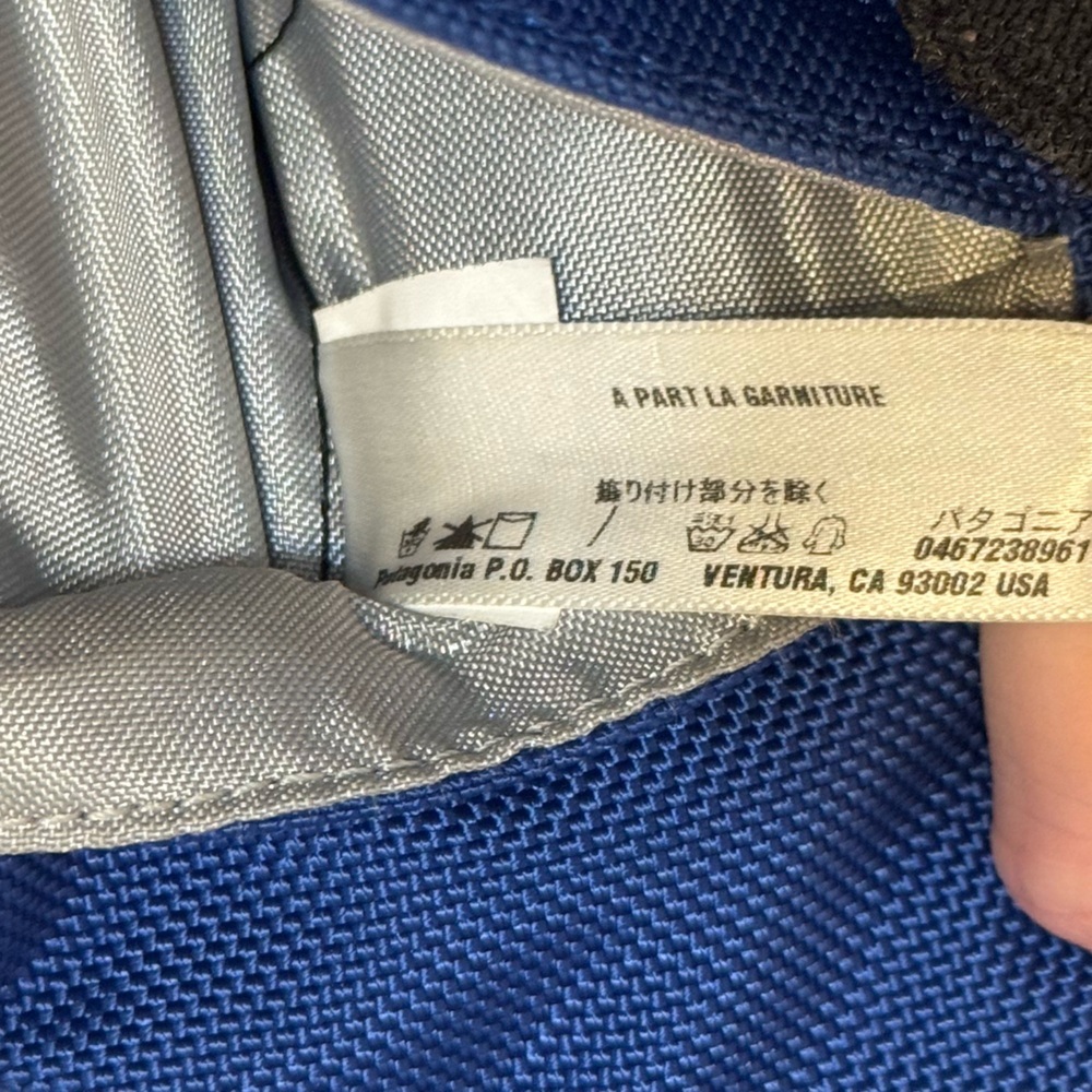 Patagonia Critical Mass Messenger Bag Royal Blue Vintage 2006 - Picture 8 of 14